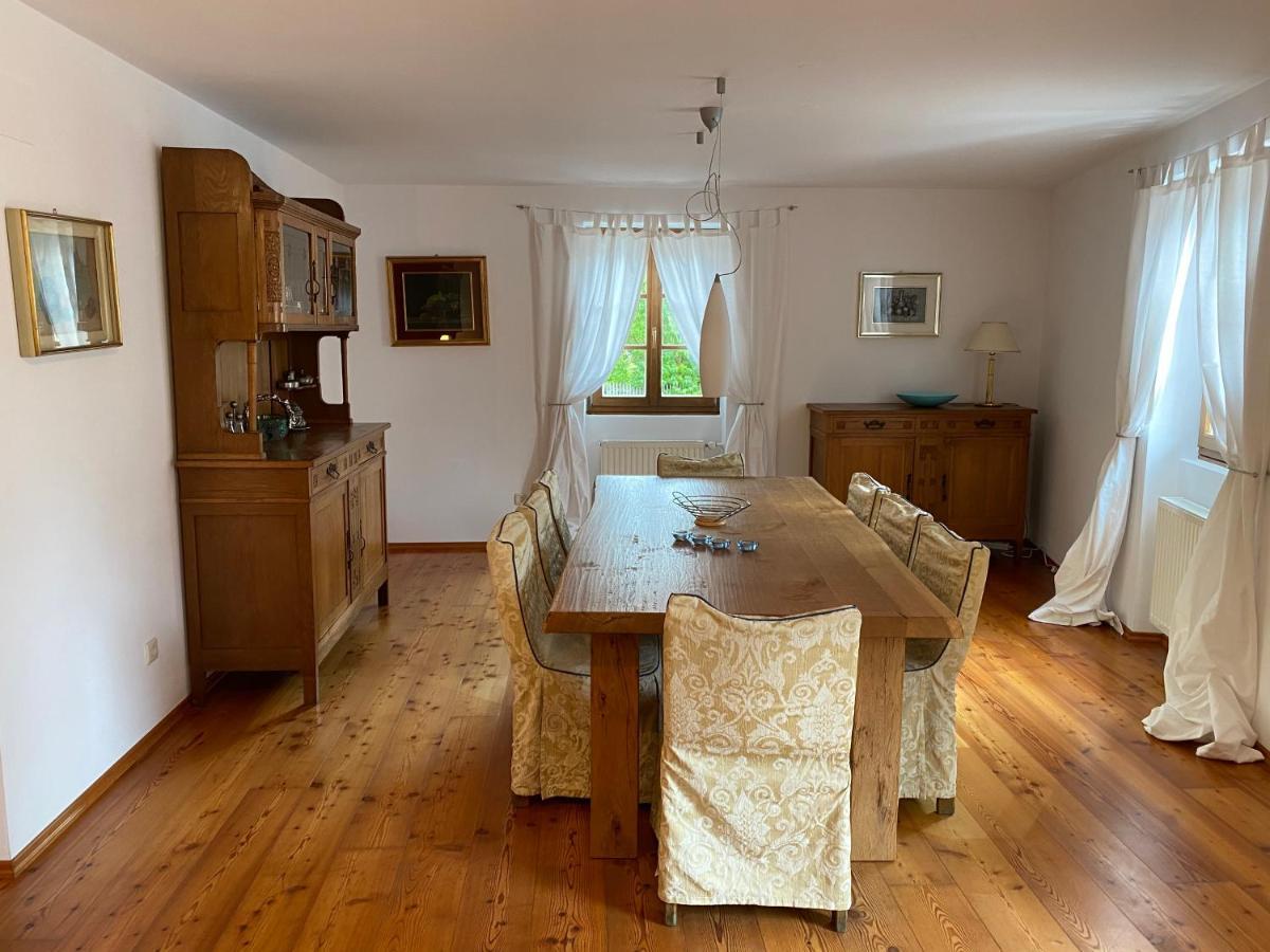Villa Santer Dobbiaco Bagian luar foto